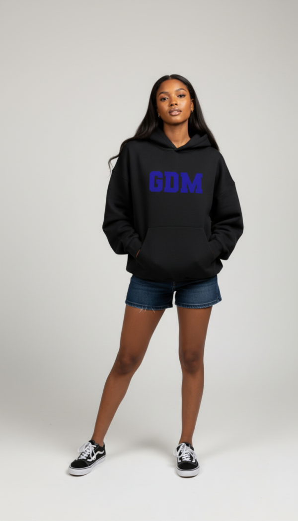 Black and Blue Hoodie
