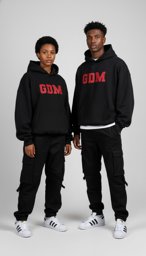 black_red_2 Black and Red Hoodie