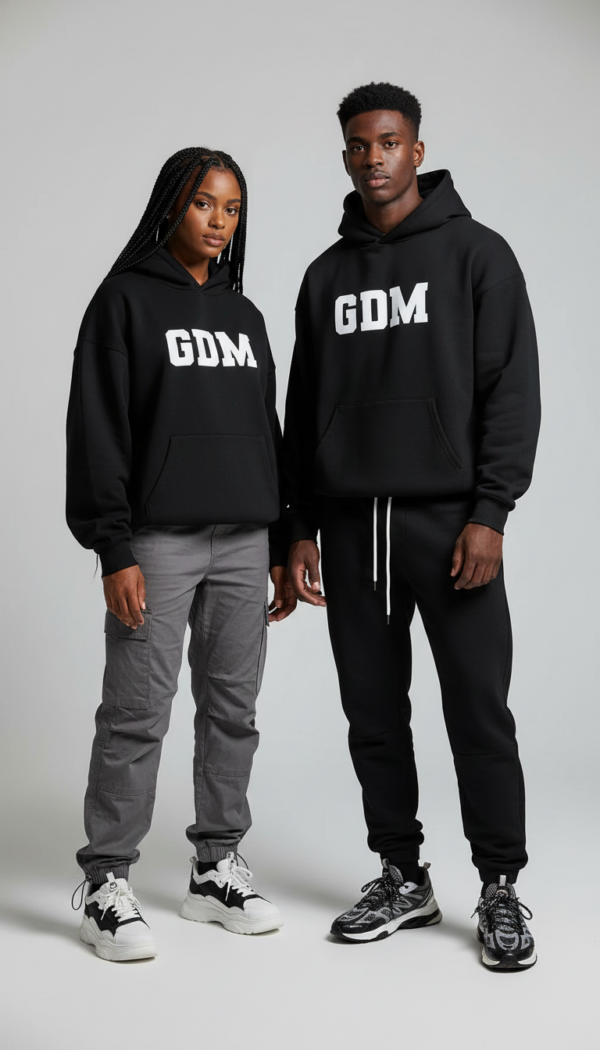 Black-White Hoodie