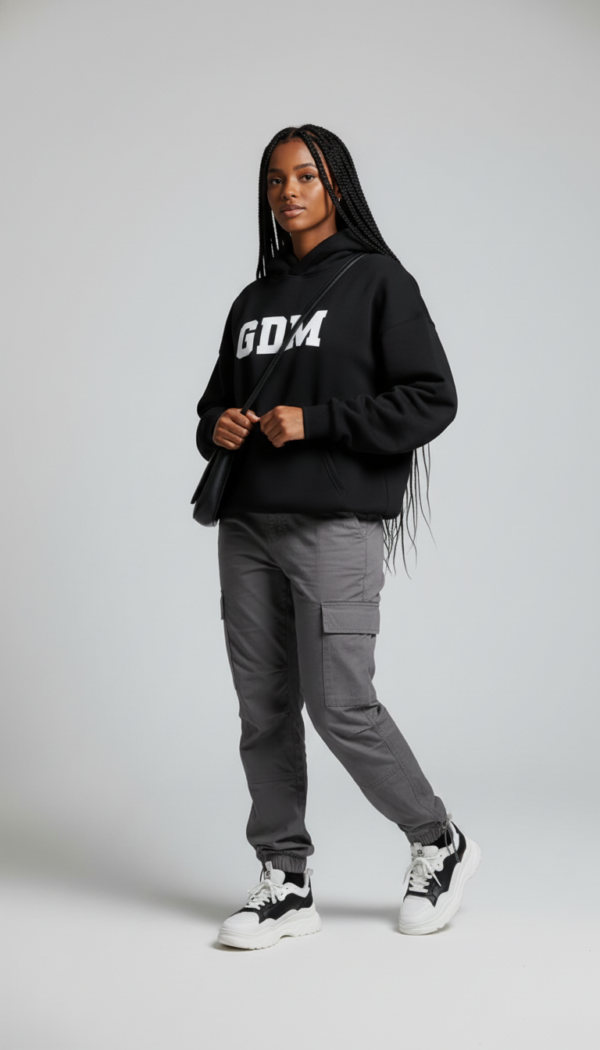 Black-White Hoodie