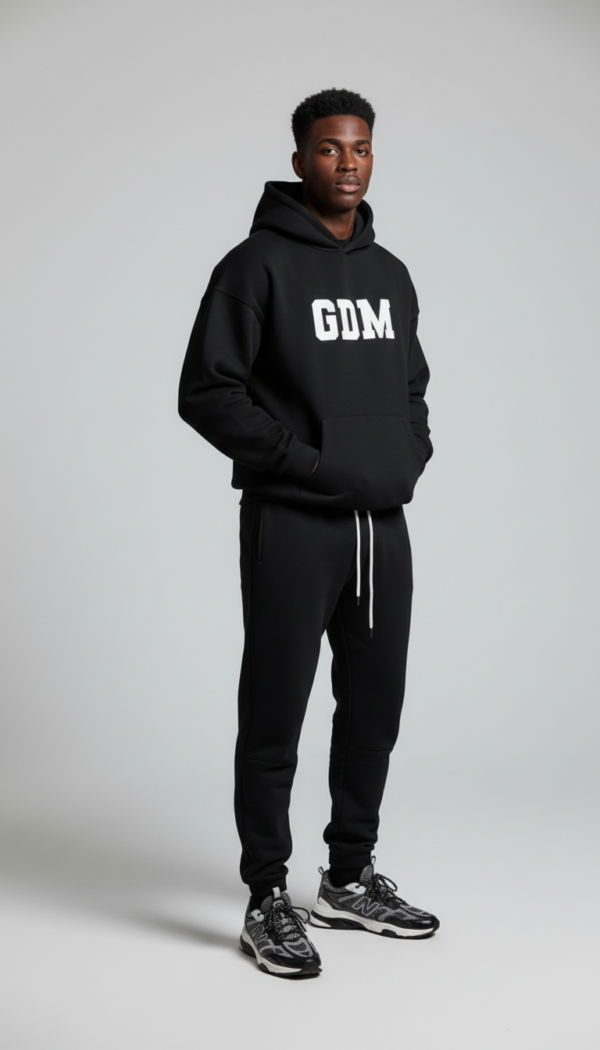 Black-White Hoodie