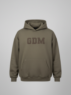 Dark Brown and Ash Hoodie
