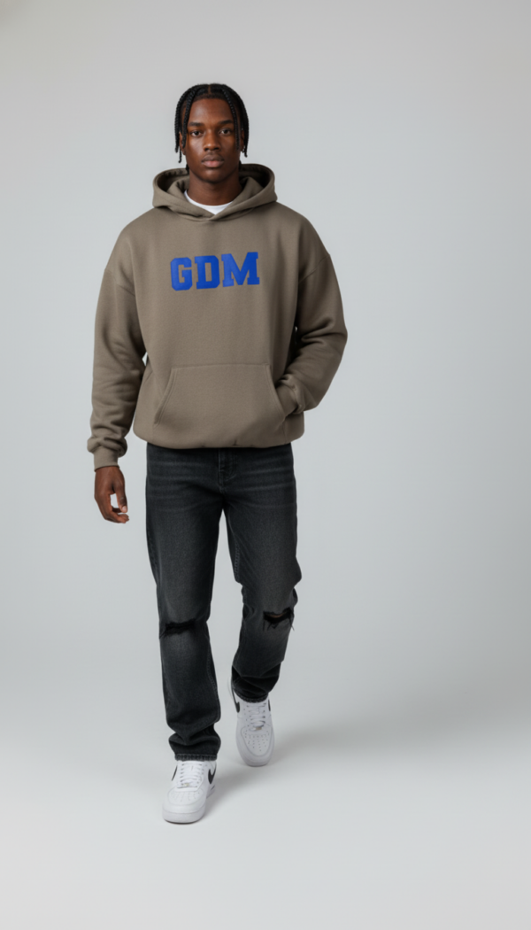 dark_brown_blue_4 Dark Brown and Blue Hoodie