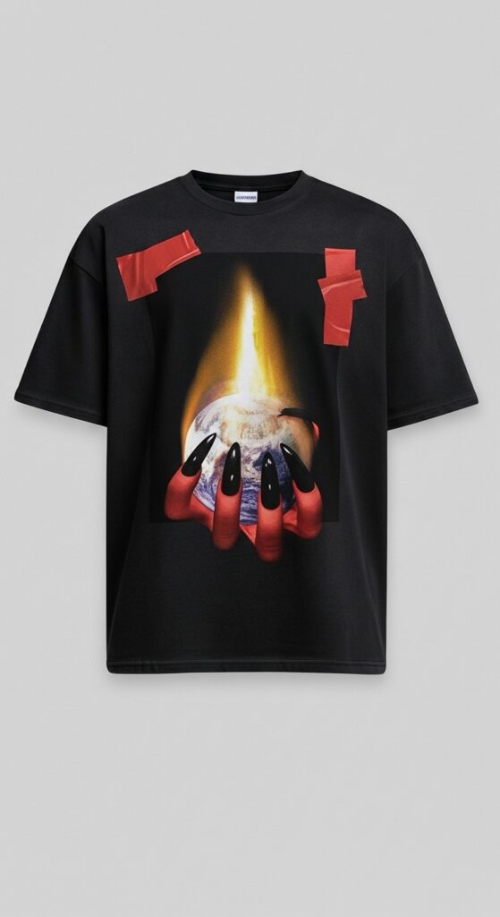 GDM Fire Tee (Black)