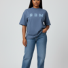 hi_blue_blue_3 Dusty Blue T-Shirt