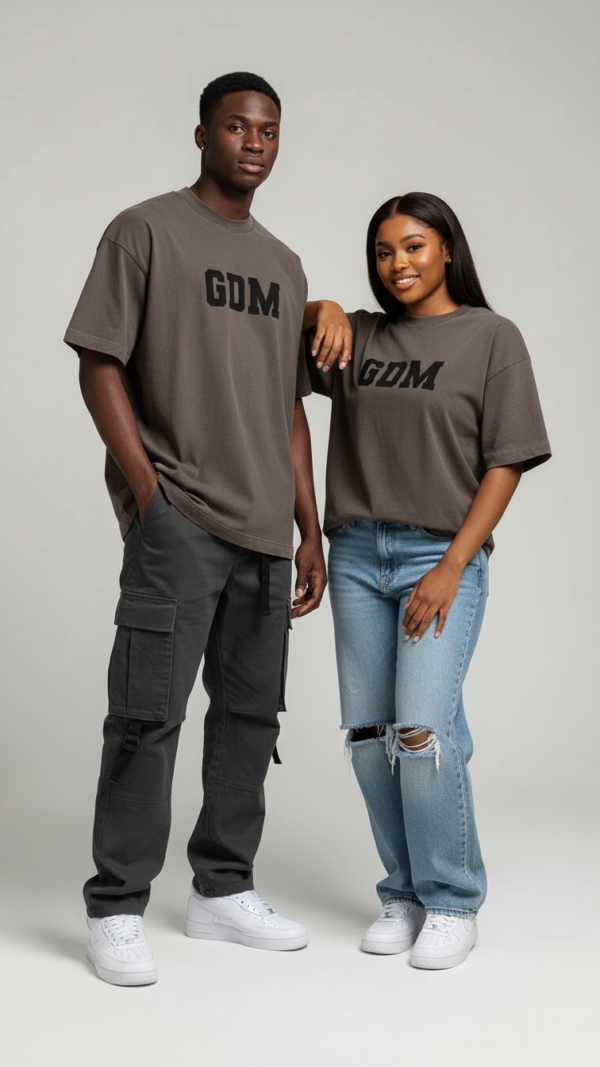 hi_dbrown_black_2 Espresso Brown and Black T-Shirt