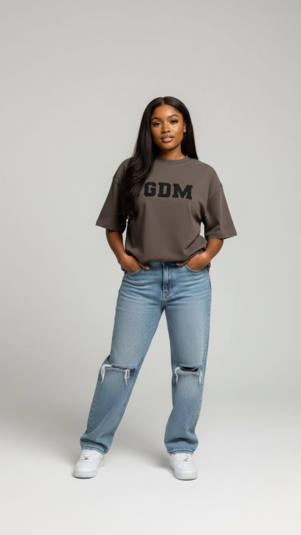 hi_dbrown_black_3 Espresso Brown and Black T-Shirt