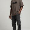 hi_dbrown_black_4 Espresso Brown and Black T-Shirt