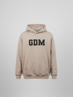 Light Brown and Black Hoodie