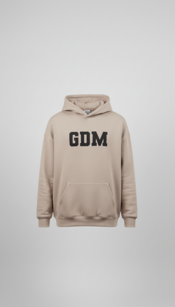 light_brown_black_1 Light Brown and Black Hoodie