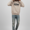 light_brown_black_3 Light Brown and Black Hoodie
