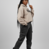 light_brown_black_5 Light Brown and Black Hoodie