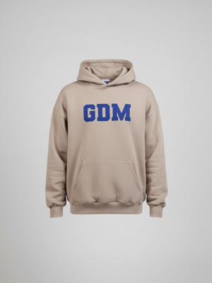 Light Brown and Blue Hoodie