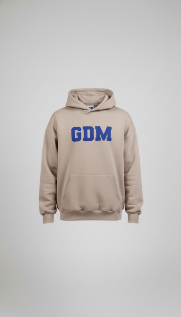 light_brown_blue_1 Light Brown and Blue Hoodie